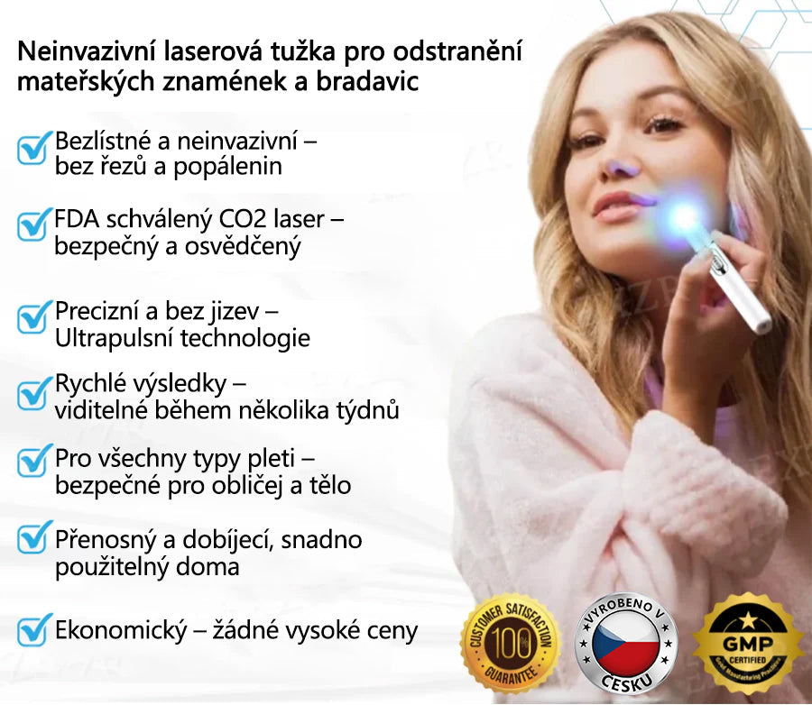Foulme® Laserové pero na bradavice a znaménka🔦🔦 - neinvazivní a bezbolestné