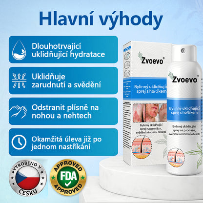 ✅Zvoevo® Magnesium bylinný sprej ⚕️ Certifikace MHRA – úleva při psoriáze, ekzému, intimních bakteriálních infekcích, akné a tmavých skvrnách✨