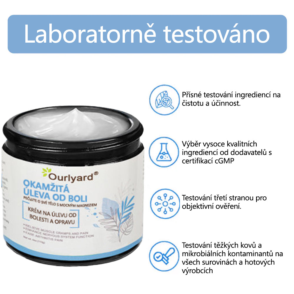 ✅ Oficiální krém s magnéziem Ourlyard® – úleva od bolesti kloubů, svalů a nervů (doporučeno Mayo Clinic)