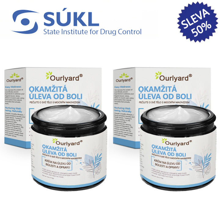 ✅ Oficiální krém s magnéziem Ourlyard® – úleva od bolesti kloubů, svalů a nervů (doporučeno Mayo Clinic)