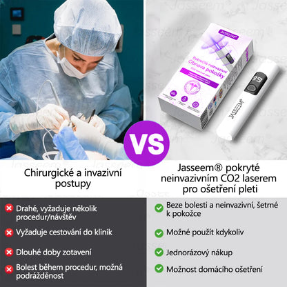Jasseem® Pokročilá neinvazivní CO₂ laserová tužka pro obnovu pleti 🔦🔦 (Šetrně odstraňuje bradavice, pigmentové skvrny, stařecké skvrny a kožní výrůstky – bez bolesti a komplikací!)